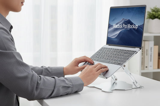 Adjustable Laptop Stand – Ergonomic, Foldable & Portable